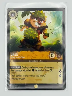 Dale Ready For His Shot (Legendary) - Disney Lorcana Wilds Unknown - 22/204 - Image 3