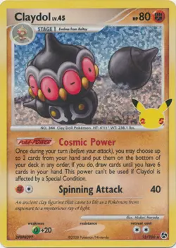 Claydol - 15/106 (Classic Collection) Celebrations NM Pokemon TCG - Image 1
