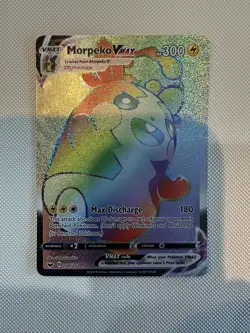 Pokemon Sword & Shield Base Set #204 Morpeko VMAX Secret Rare - Image 1