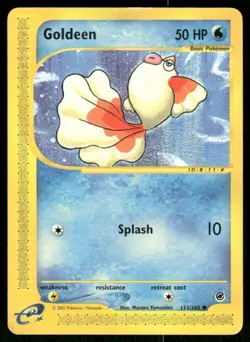 Pokemon Tcg Goldeen #111 Pokemon Expedition MP - Image 1