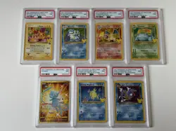 PSA 9 Lot Pokemon Celebrations Charizard Blastoise Venusaur Mew Pikachu Set - Image 1