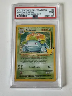 PSA 9 Lot Pokemon Celebrations Charizard Blastoise Venusaur Mew Pikachu Set - Image 3