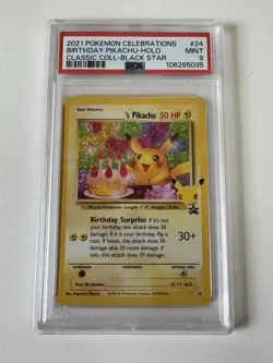 PSA 9 Lot Pokemon Celebrations Charizard Blastoise Venusaur Mew Pikachu Set - Image 5