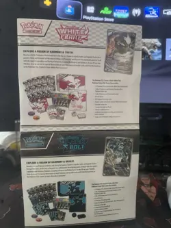 Pokemon Center Exclusive Black Bolt and White Flare ETB Pokemon TCG - Image 3