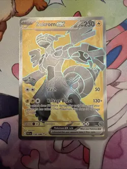 Pokemon TCG Zekrom ex Full Art 158/086 Black Bolt English - Image 3