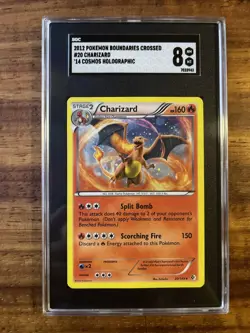 Pokemon 2012 Charizard Boundaries Crossed - B & W - 20/149 Holo Rare - SGC 8 - Image 1