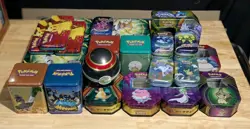 Pokemon Tins Lot Of 25 Empty Tins Only, From Different Sets - Image 2