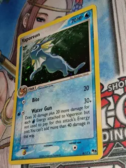 Pokemon Vaporeon 006/017 POP Series 3 Holo LP - Image 3