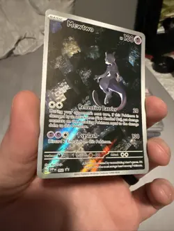 Pokemon TCG Mewtwo SVP 052 Scarlet Violet 151 Black Star Promo - Image 2
