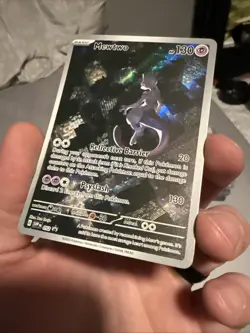 Pokemon TCG Mewtwo SVP 052 Scarlet Violet 151 Black Star Promo - Image 3