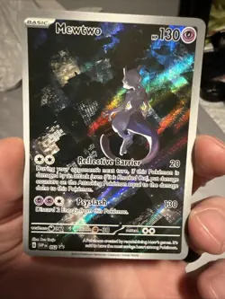 Pokemon TCG Mewtwo SVP 052 Scarlet Violet 151 Black Star Promo - Image 4