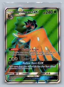 Decidueye GX - SM37 Holo Promo Sun & Moon Promo Pokemon Near Mint - Image 1