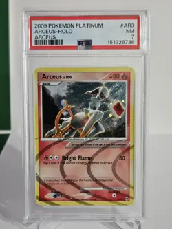 2009 Pokemon Platinum Arceus Holo #AR3 PSA 7 Near Mint - Image 1
