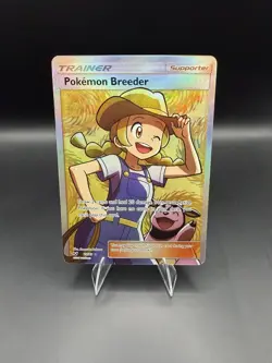 Pokemon Breeder (Full Art) 73/73 Shining Legends Holo - Image 1