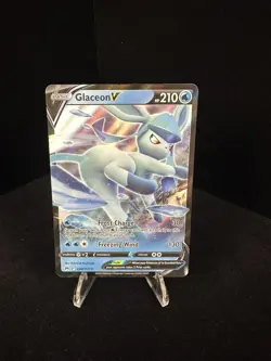 Glaceon V Pokemon TCG Ultra Rare Holo 038/159 Crown Zenith Basic 210HP English - Image 1