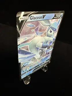 Glaceon V Pokemon TCG Ultra Rare Holo 038/159 Crown Zenith Basic 210HP English - Image 2