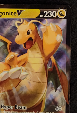 2022 Pokemon GO Dragonite V Ultra Rare #049/078 Holo EX-NM - Image 3