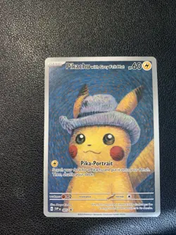 2023 Pokemon TCG Pikachu With Grey Felt Hat Scarlet & Violet BS Promo Raw 085 - Image 1