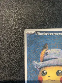 2023 Pokemon TCG Pikachu With Grey Felt Hat Scarlet & Violet BS Promo Raw 085 - Image 2