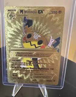 The Pokemon Company M Mimikyu EX Mega Gold Foil Full Art 350 HP - Image 1