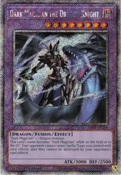 Dark Magician the Dragon Knight (Platinum Secret Rare) RA03-EN268 Yu-Gi-Oh NM - Image 1