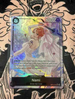 One Piece TCG Nami OP15-086 Alt Art Foil – Adventure on Kami’s Island- NM-Mint - Image 1