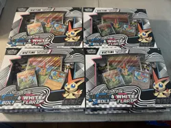 Pokemon Black Bolt & White Flare Victini Illustration Collection Box - Lot of 8 - Image 1