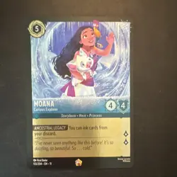 Disney Lorcana TCG Moana-Curious Explorer 155/204 EN-11 Character English Card - Image 1