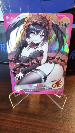 Date A Live Custom Kurumi Tokisaki Holographic Doujin Waifu Card - Image 1