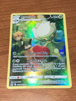 Roserade TG02/TG30 Lost Origin Trainer Gallery Holo Ultra Rare Pokemon Card NM - Image 1