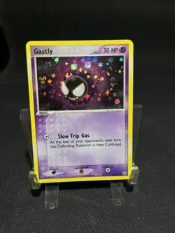 Pokemon Gastly 63/112 Reverse Holo FireRed & LeafGreen 50 HP Common English Card - Image 1