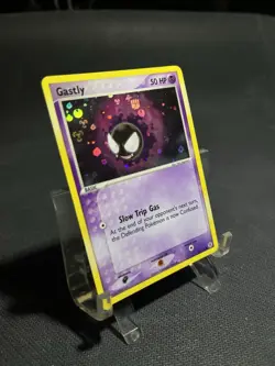 Pokemon Gastly 63/112 Reverse Holo FireRed & LeafGreen 50 HP Common English Card - Image 2