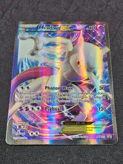 Pokemon TCG Mewtwo EX XY125 2016 Black Star Promo Holo Card LP - Image 2