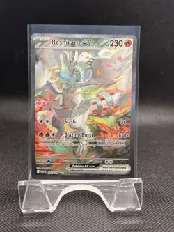 Pokemon TCG Reshiram EX White Flare Card 166/086 English Edition - Image 1