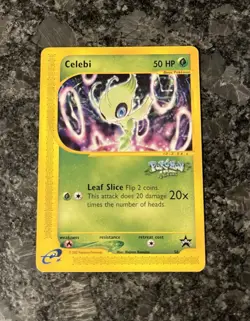 Celebi Pokemon 4 Ever #50 Black Star Promo Card 2002 WOTC - Image 1