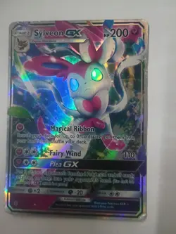 Pokemon TCG Sylveon GX Guardians Rising Ultra Rare Card 92/145 - Image 1