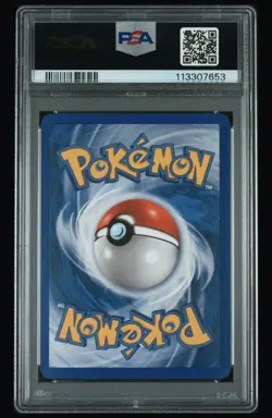 Pokemon Card TCG Blastoise EX Crystal Guardians 14/100 Reverse Holo PSA 9 Stamp - Image 2