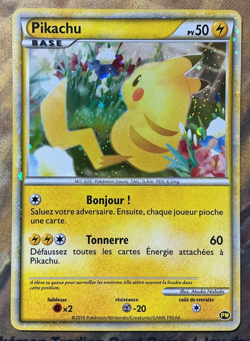 Pokemon Pikachu World Collection PW French Promo Holo Card 2010 #2916 - Image 1