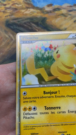 Pokemon Pikachu World Collection PW French Promo Holo Card 2010 #2916 - Image 2