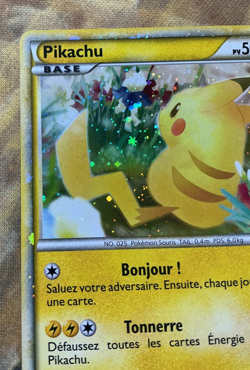 Pokemon Pikachu World Collection PW French Promo Holo Card 2010 #2916 - Image 3