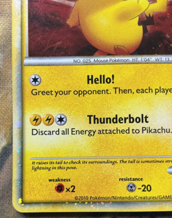 Pokemon TCG Pikachu PW World Collection English 2010 Holo Promo Card #2915 - Image 5