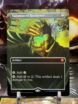 MTG | Talisman Of Resilience (0432)✨FOIL✨ [Secrets Of Strixhaven Codex Promo] - Image 1