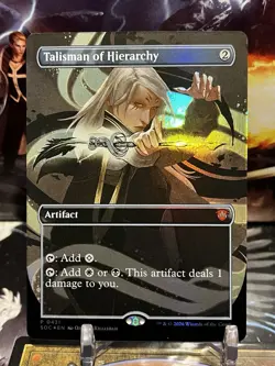 MTG | Talisman Of Hierarchy (0431)✨FOIL✨ [Secrets Of Strixhaven Codex Promo] - Image 1