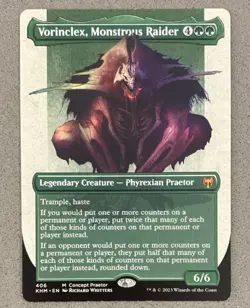 Wizards of the Coast Vorinclex, Monstrous Raider P:AWBO Concept Mythic EN #406 - Image 1