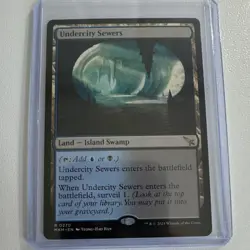 Magic: The Gathering Undercity Sewers Rare Land Blue Black Murders at Karlov - Image 1