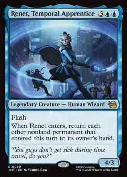 Renet, Temporal Apprentice x1 1x FOIL TMT TMNT NM MTG - Image 1