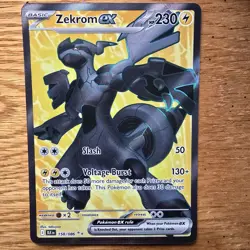 Pokemon TCG Zekrom EX 158/086 Black Bolt SV Pokemon TCG - Image 1