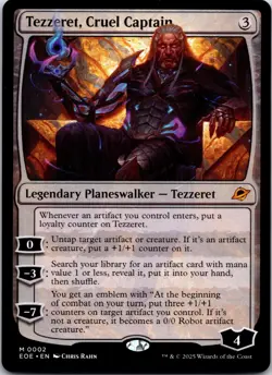 Tezzeret, Cruel Captain 2 Edge of Eternities Magic: The Gathering NM - Image 1
