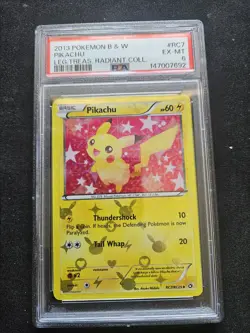 Pokemon Legendary Treasures Radiant Collection Pikachu RC7/RC25 Holo - PSA 6 - Image 1