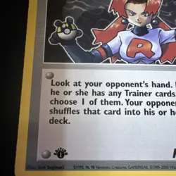 Pokemon VNT NM Rocket's Sneak Attack 1st Edition Team Rocket 72/82 Rare 2000 - Image 2